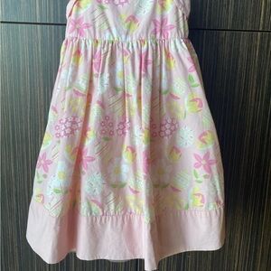 Pink and Yellow Easter Dress